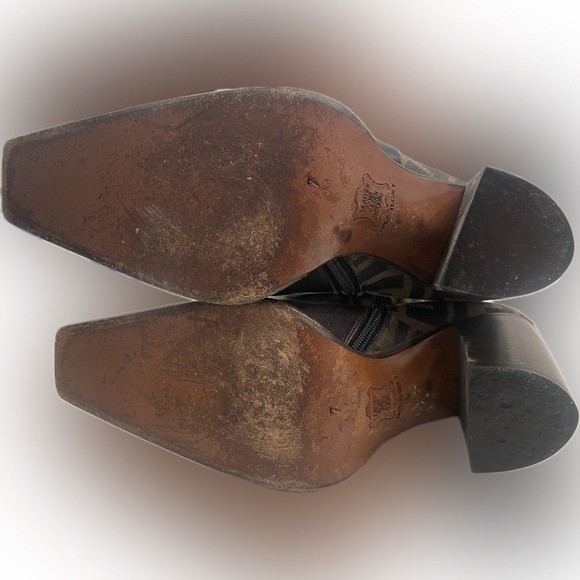 Fendi Zucca Vintage Boots - Picture 5 of 8